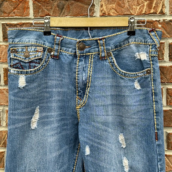 True Religion Men’s 36 Distressed jeans - Picture 7 of 10